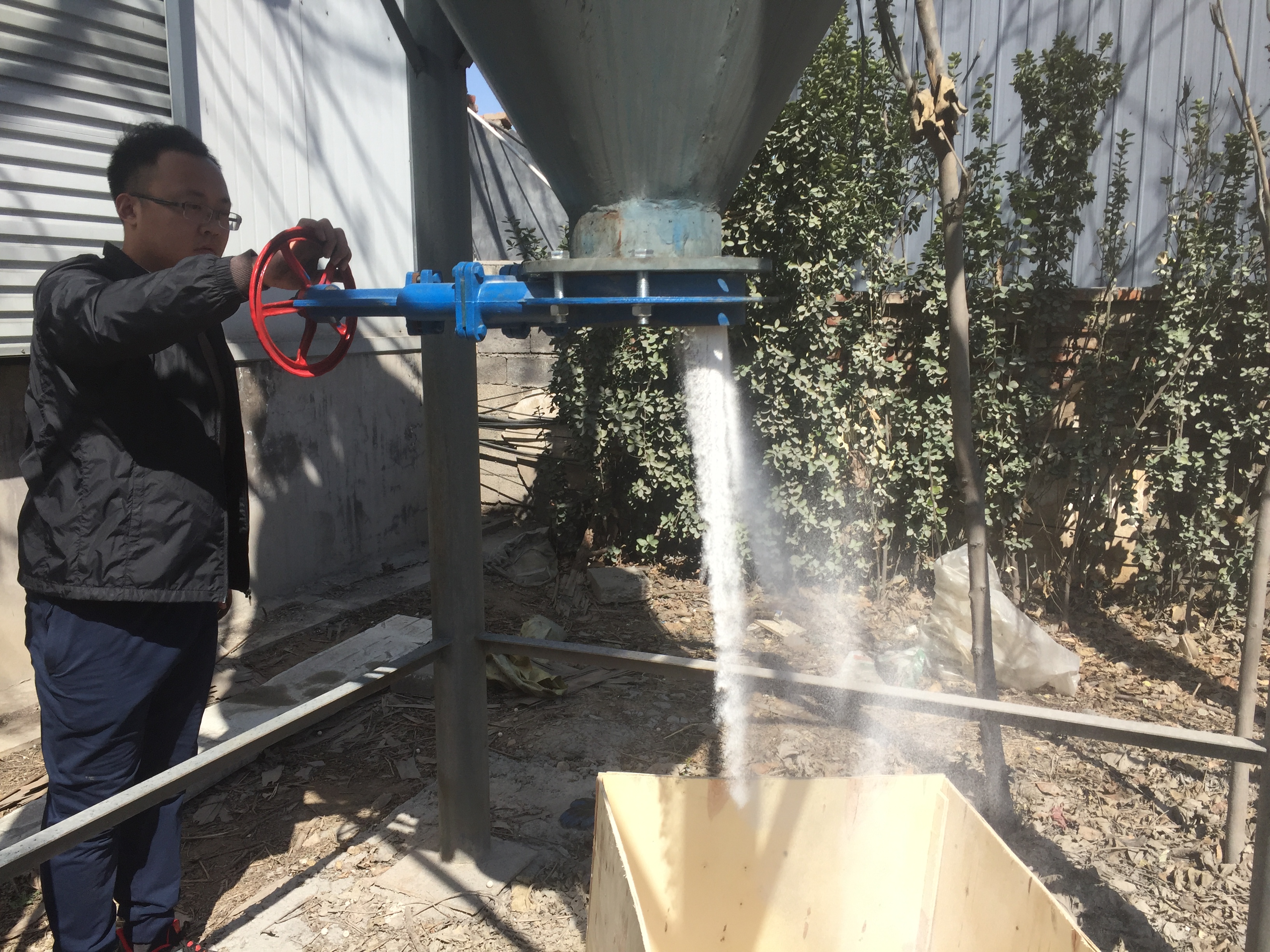 氣力輸送系統物料回收點 氣力輸送系統物料回收點